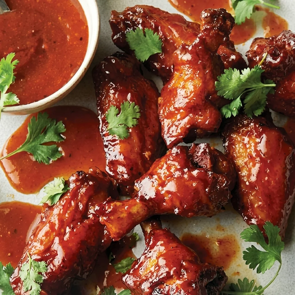 Crispy chicken wings glazed in a tangy house sauce at Dil Tak Indian Cuisine and Bar, Toronto