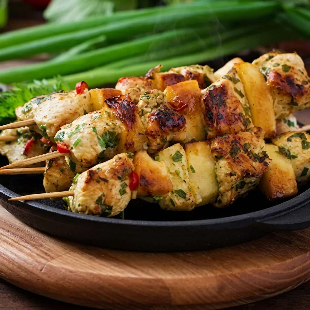 Classic chicken tikka skewers from the tandoor at Dil Tak Indian restaurant, downtown Toronto